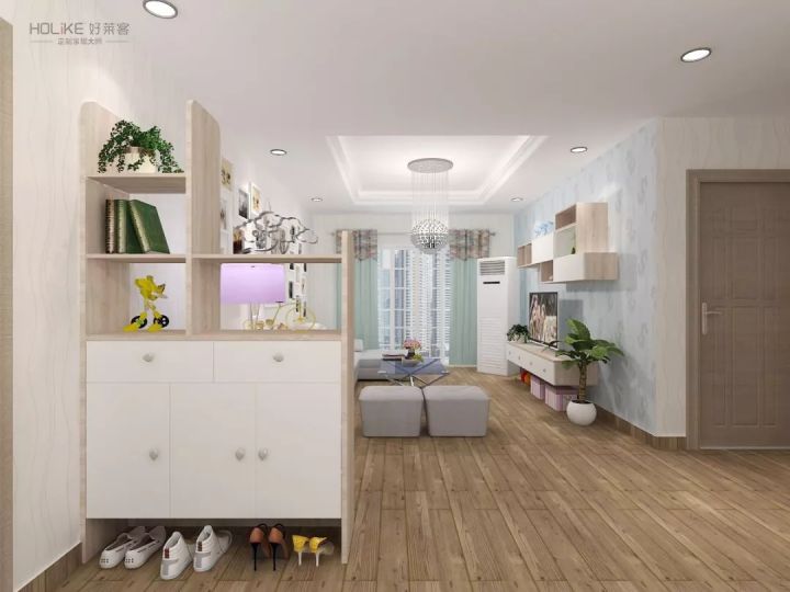 老家新做了个玄关柜，进门感觉档次都不一样了！