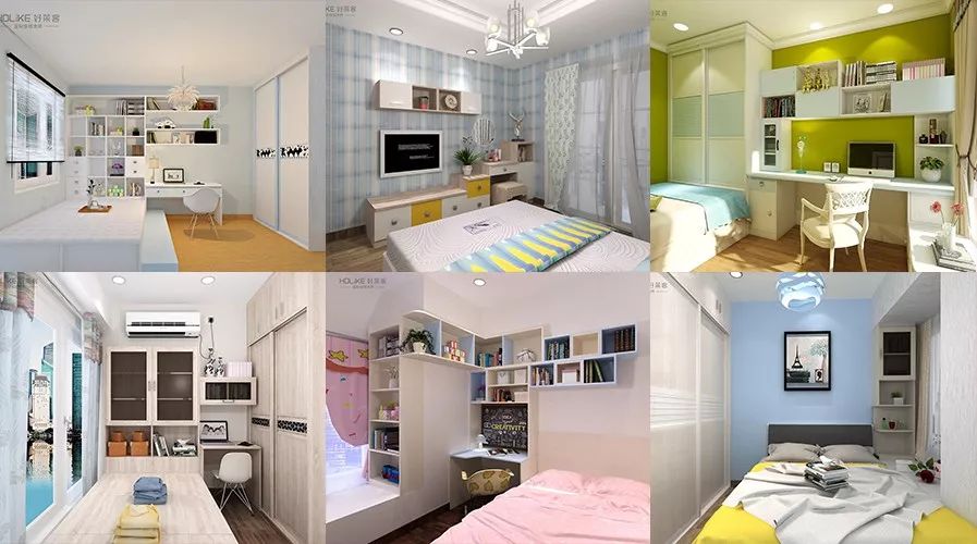 超紧凑的多功能卧室设计，10㎡就够了！